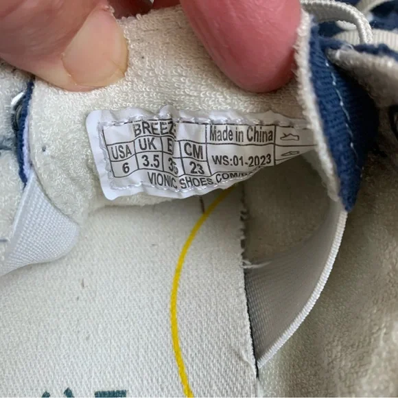 Vionic Beach Washable Navy Slip-On Sneakers - Picture 4 of 5